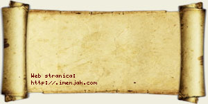 Nadežda Adamović vizit kartica